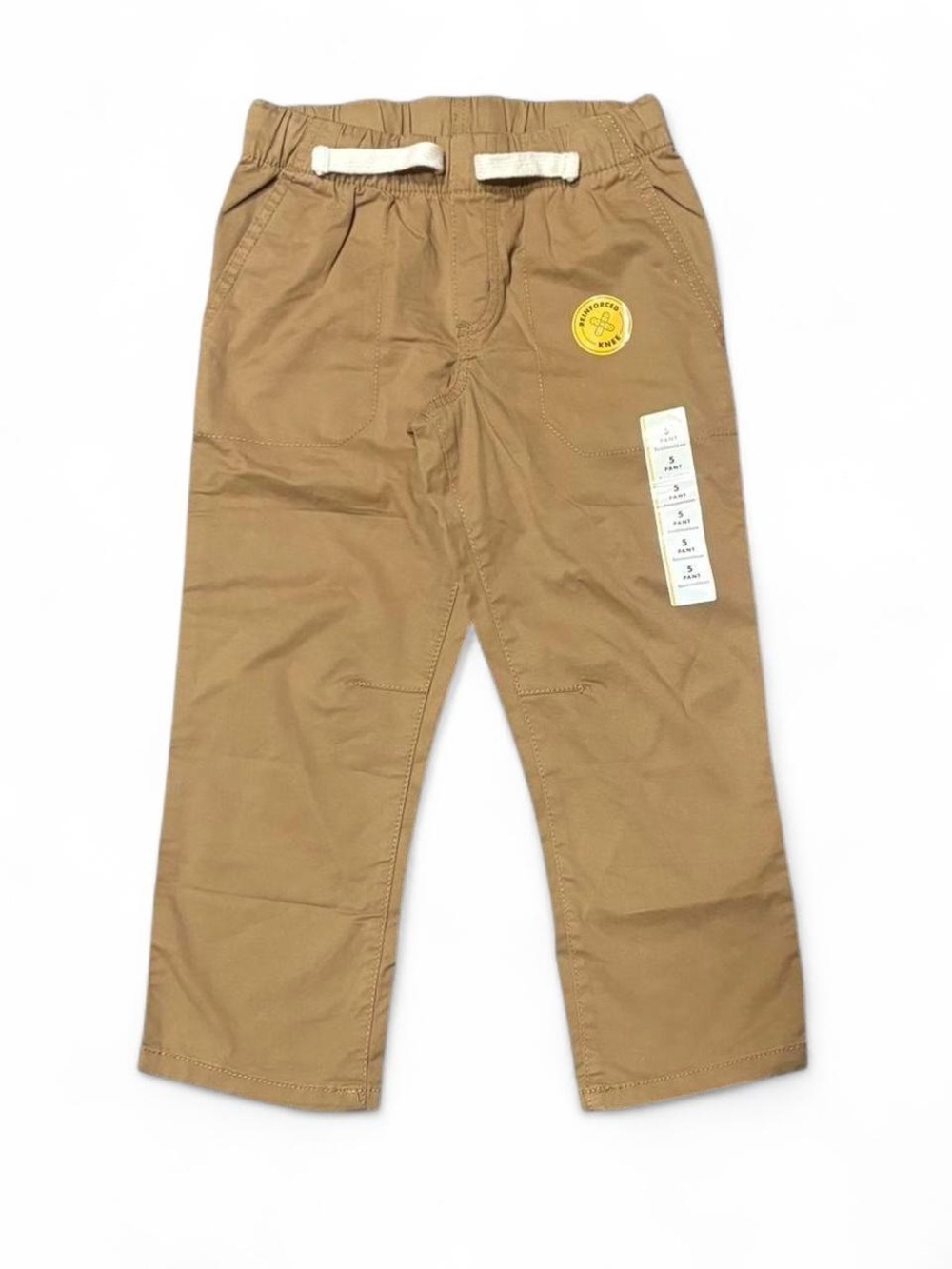 NWT Tan Brown Cargo Pants Kids Toddler Size 5 Cat & Jack